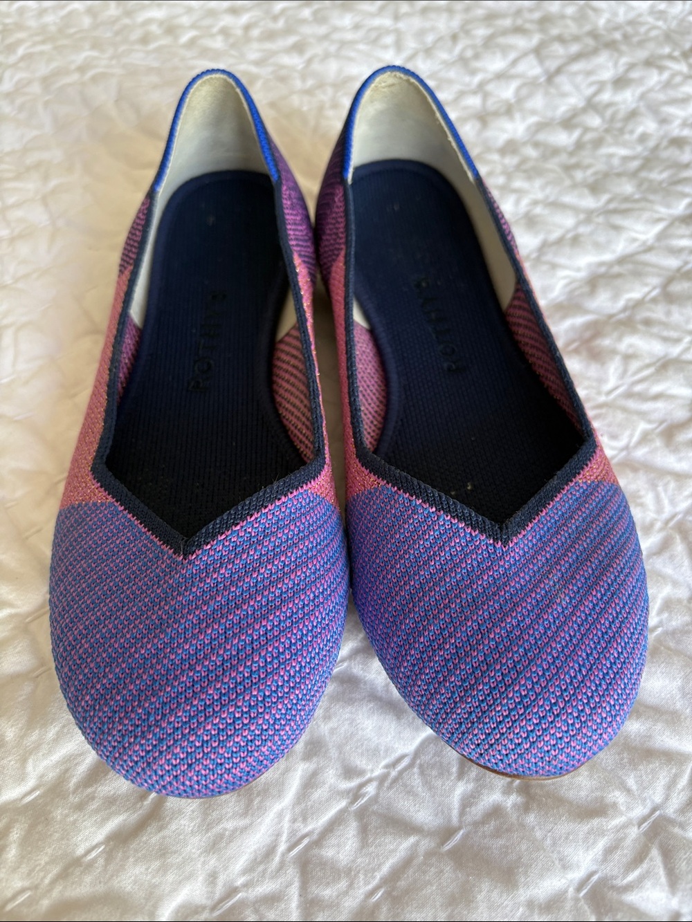 Rothy’s The Flat - Metallic Lilac - size 6.5